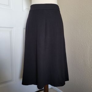 Carmen Marc Valvo Plus Size Solid Black Pencil Skirt With Pockets Size 14